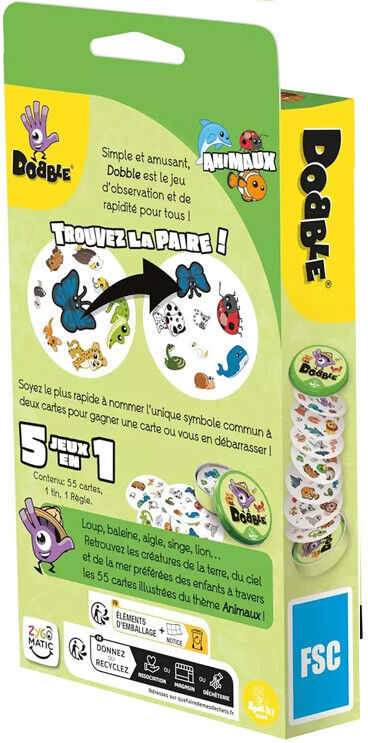 Zygomatic Dobble Animaux - Blister éco