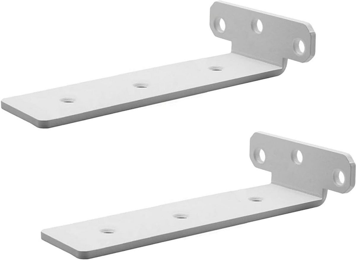 2 Stuks Witte Plankdragers - 20 cm L-Beugels voor Wandmontage