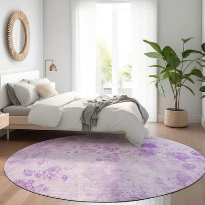 Addison Rugs Machine Washable Indoor/ Outdoor Chantille Vanishing Floral Rug