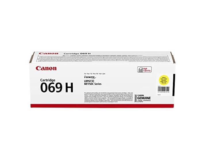 Canon Toner Cartridge 069 H Y Jaune