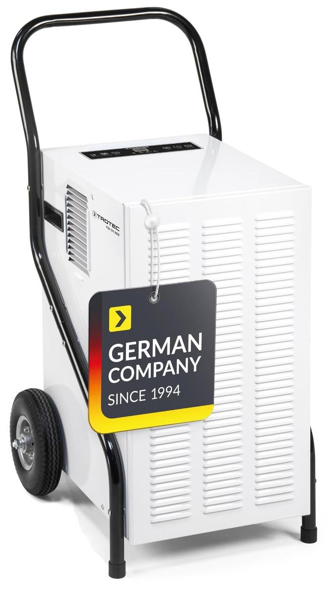 Bauentfeuchter - 52 Liter Wasseraufnahme pro 24 Stunden - Für Räume bis zu 90 m² - Mobil - Mit Timer