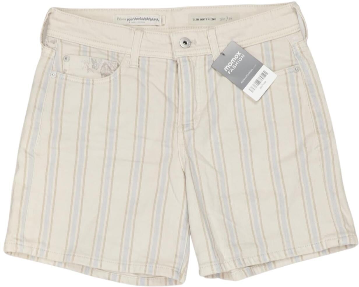 Anthropologie Damen Shorts, Beige, Gr. W26, Baumwolle / Synthetik / Elasthan - Second Hand