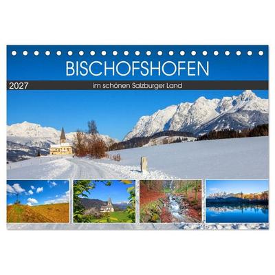 Bischofshofen im schönen Salzburger Land (Tischkalender 2027 DIN A5 quer), CALVENDO Monatskalender