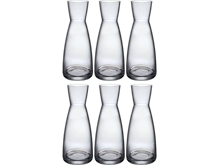 Bormioli Rocco Karaffen / Waterkaraffen Ypsilon - Transparant - 500 ml - 6 stuks