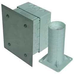 Dehn 476055 Trennstellenkasten f. WDV- Systeme 185x145x90mm K-grau TSKS WDVS 185X140X88 AH50.200 K V2A TSKSWDVS185X140X88AH50200KV2A