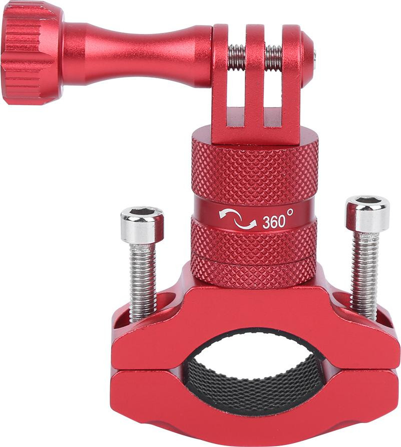 Gistuch Fietsbevestiging voor GoPro Actioncamera van Aluminiumlegering met 360 graden Draaihoek