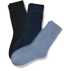 Tchibo - 3 Paar Socken - Damen - Gr. 35-38 - schwarz