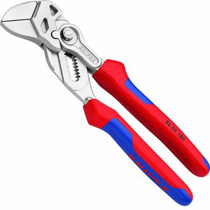 Knipex Zangenschlüssel 8605180, 180 x 40mm Spannweite, verchromt