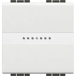 Legrand N4055M2AN LIVINGLIGHT Taster Schliesser 10A 2M Weiss