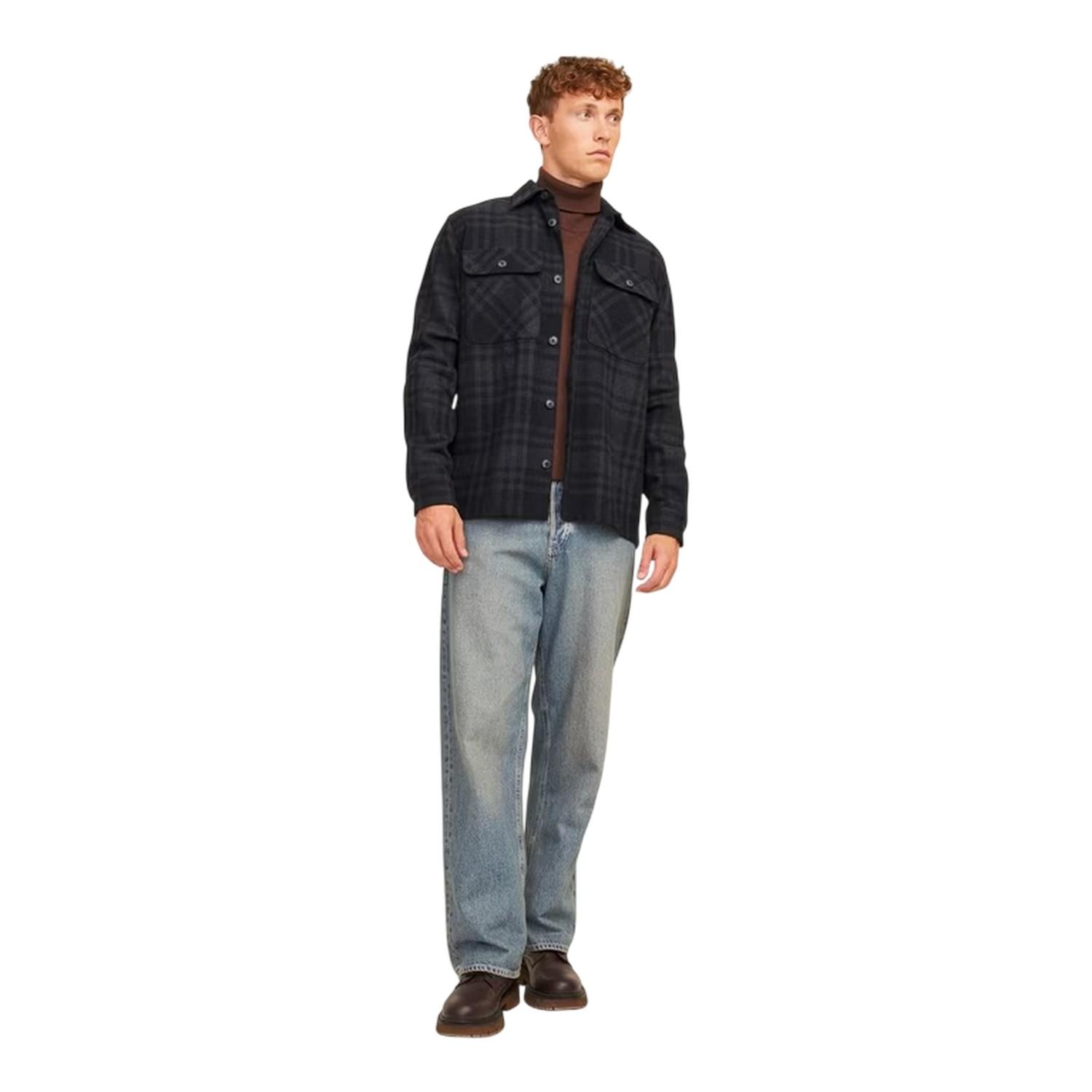 Jack And Jones - "Raymond" Shacket für Herren (Black Beauty)
