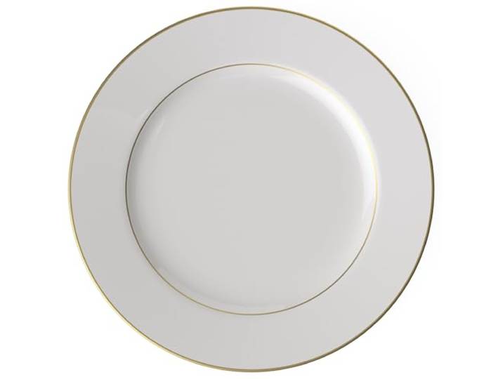 Anmut Gold Plaque ronde Diamètre 32 cm Blanc/Or