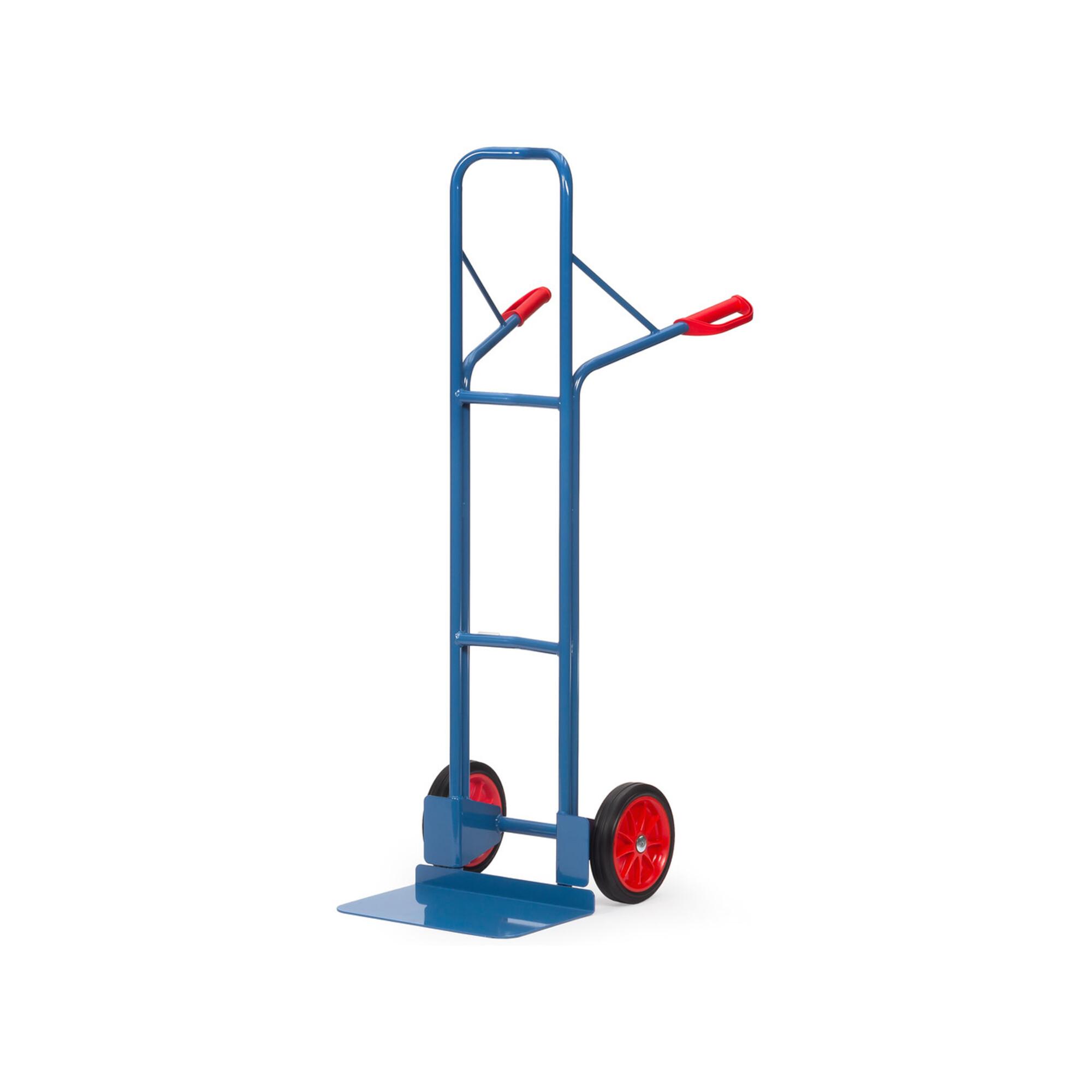 fetra Stahlrohr-Sackkarre B1328V - Vollgummibereifung Tragkraft 300 kg)