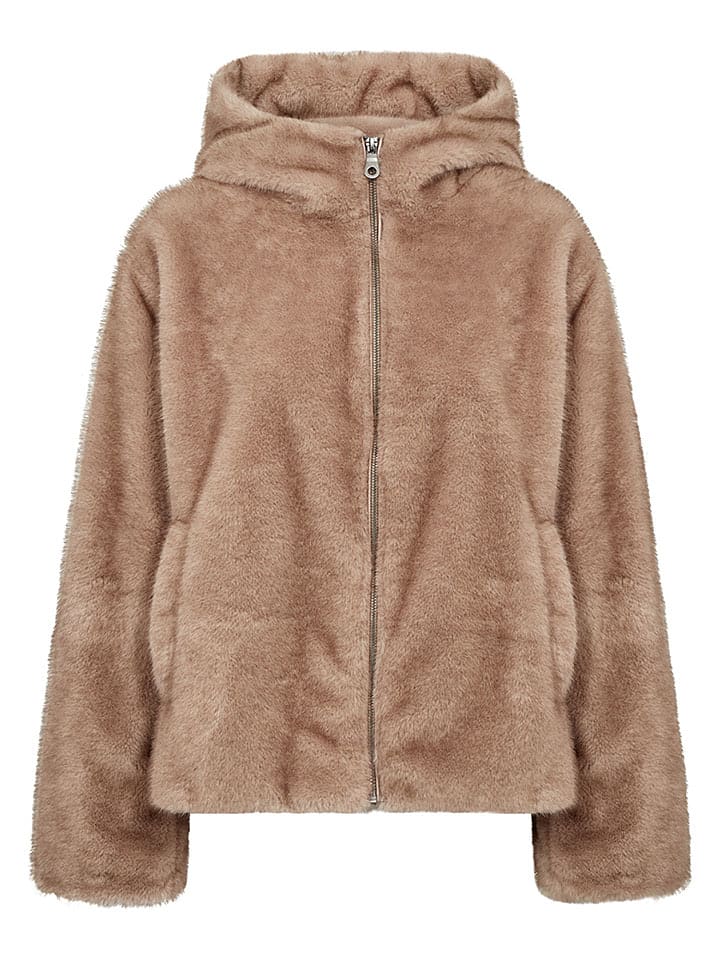 soyaconcept Teddyjacke "Haye" in Camel - XL