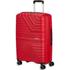 AmericanTourister Koffer Flytwist Spinner exp. rot, Hartschale, 4 Rollen, 63 Liter, 45 x 67 x 26cm