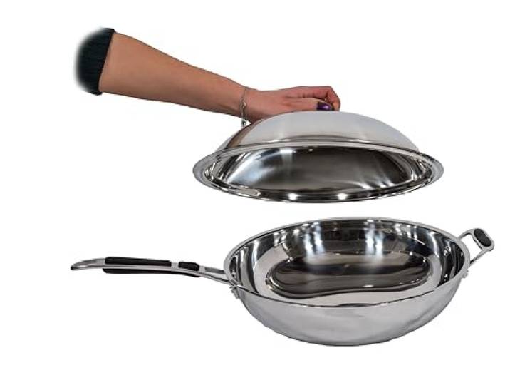 Casselin Wok mit Deckel, 36 cm, CW36