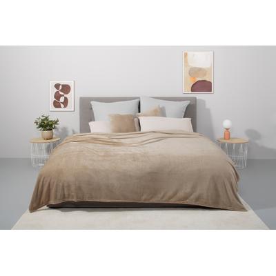 Tagesdecke OTTO HOME "Desner3", beige, B:240cm L:250cm, Polyester, Tagesdecken, Soft-Touch-Oberfläche, viele Farben erhältlich, Decke ab 140x210 cm