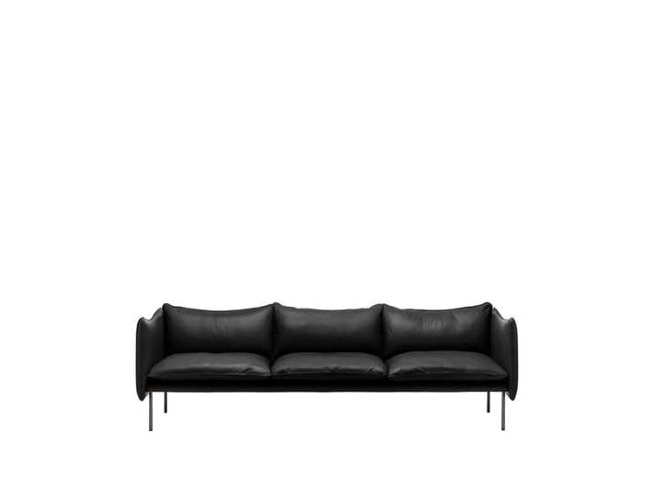 Fogia Tiki Sofa 3-Sitz Elmotique 99001-dunkelgrau Bein