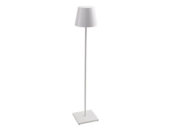 ZAFFERANO lampe de table ou lampadaire pour l'extérieur POLDINA XXL (Blanc - Aluminium peint et polycarbonate)