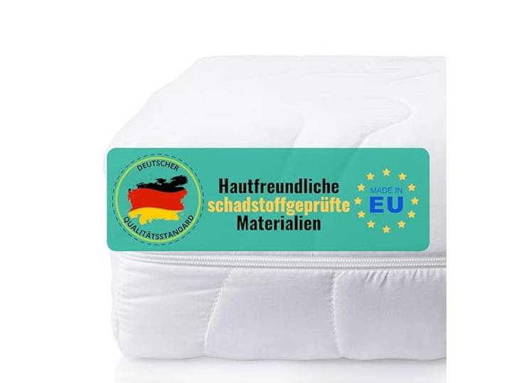 Pillows24 7-Zonen Matratze 140x200, 16 cm hohe, Kaltschaummatratze H2/H3 Atmungsaktiver Bezug waschbar bis 60°C, Kaltschaummatratze mit 2 Härtegraden H2/H3, Schadstoffgeprüft, Made in EU