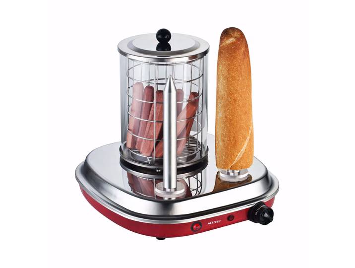 Nouvel Hot Dog Maker Rot Hot Dog mit 2 Dornen – Hot Dog Maschine