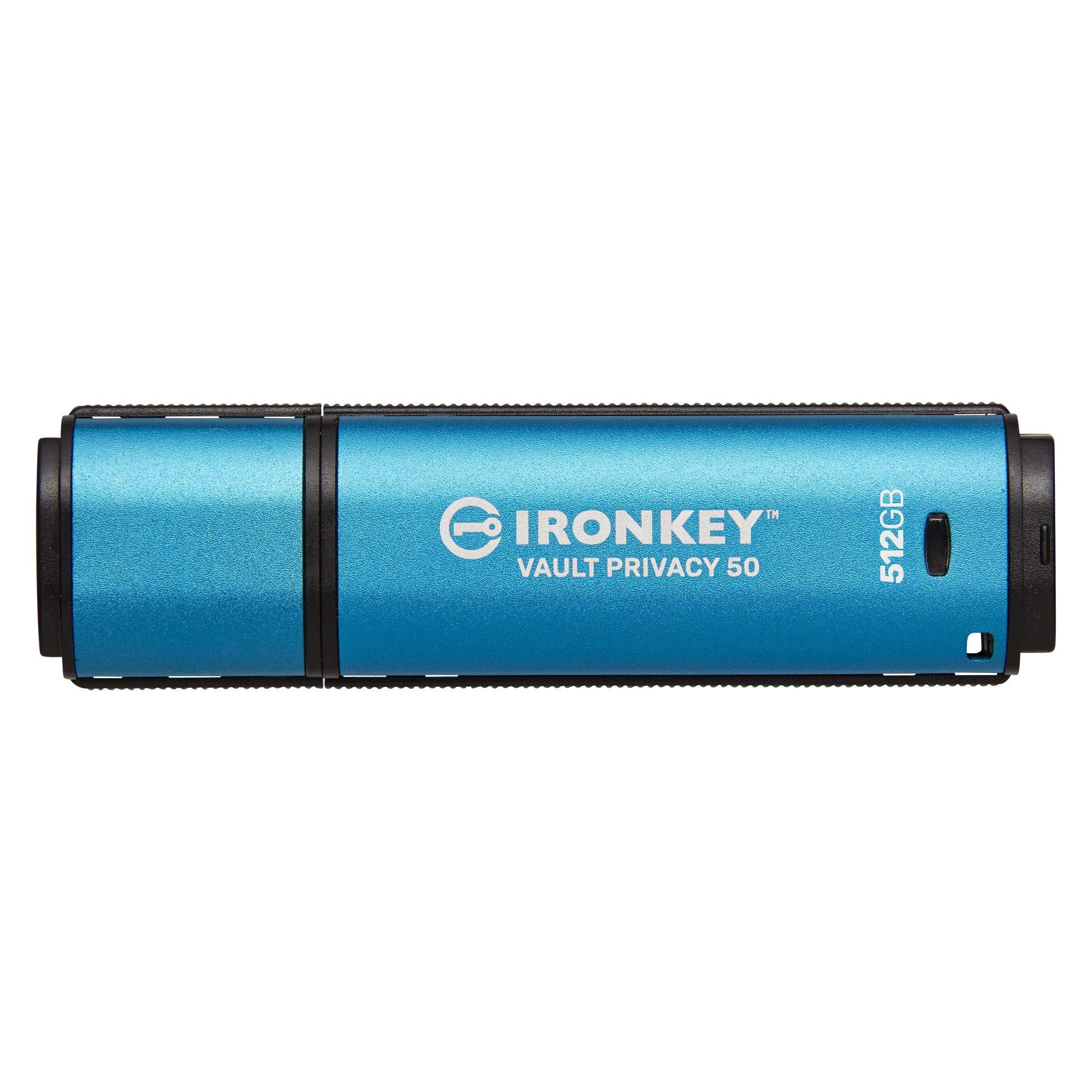 Kingston IronKey Vault Privacy 50 (512 GB, USB-A) (IKVP50/512GB)