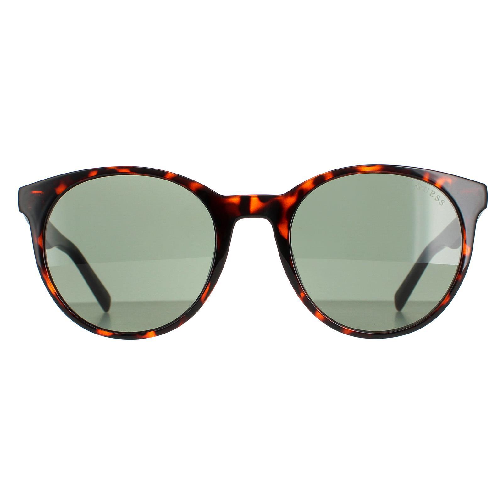 Guess zonnebril gu00023 52n donker havana groen