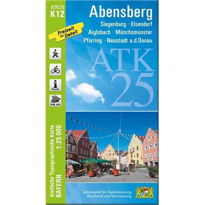 ATK25-K12 Abensberg (Amtliche Topographische Karte 1:25000), Sonstige von , Landesamt für Digitalisierung, Breitband und Vermessung, Bayern,