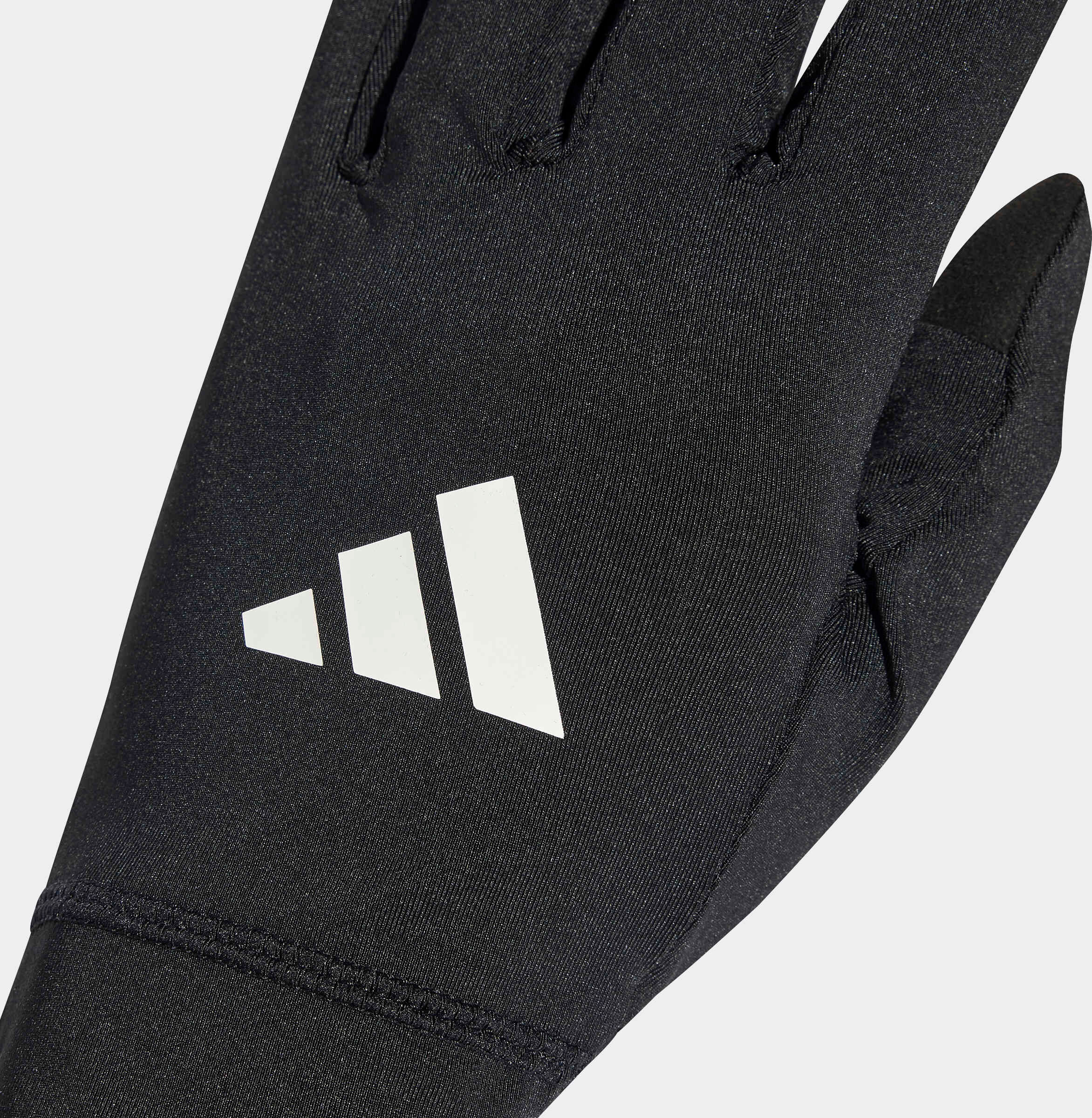 Trainingshandschuhe ADIDAS PERFORMANCE "LEICHTER", Gr. L, schwarz, Obermaterial: 84% Polyester, 16% Elasthan, Handschuhe Trainingshandschuhe schwarz L