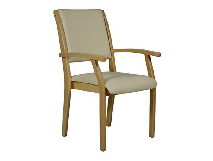 Devita - Premium Seniorenstuhl Kerry - Wählbare Sitzhöhen - Made in Germany - Komfortabler Echtholz Stuhl für Senioren in verschiedenen Höhen von 43 cm bis 55 cm