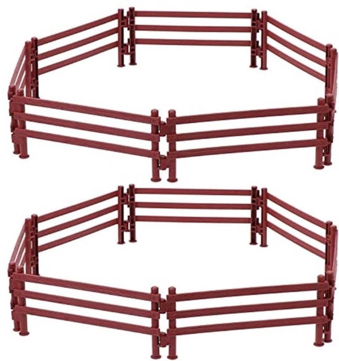 Speelgoed Paardenhek, 20 stuks corral accessoires voor mini boerderij en tuin decoratie