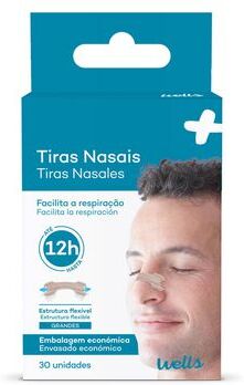Wells Tiras Nasais Tamanho Grande 30 un