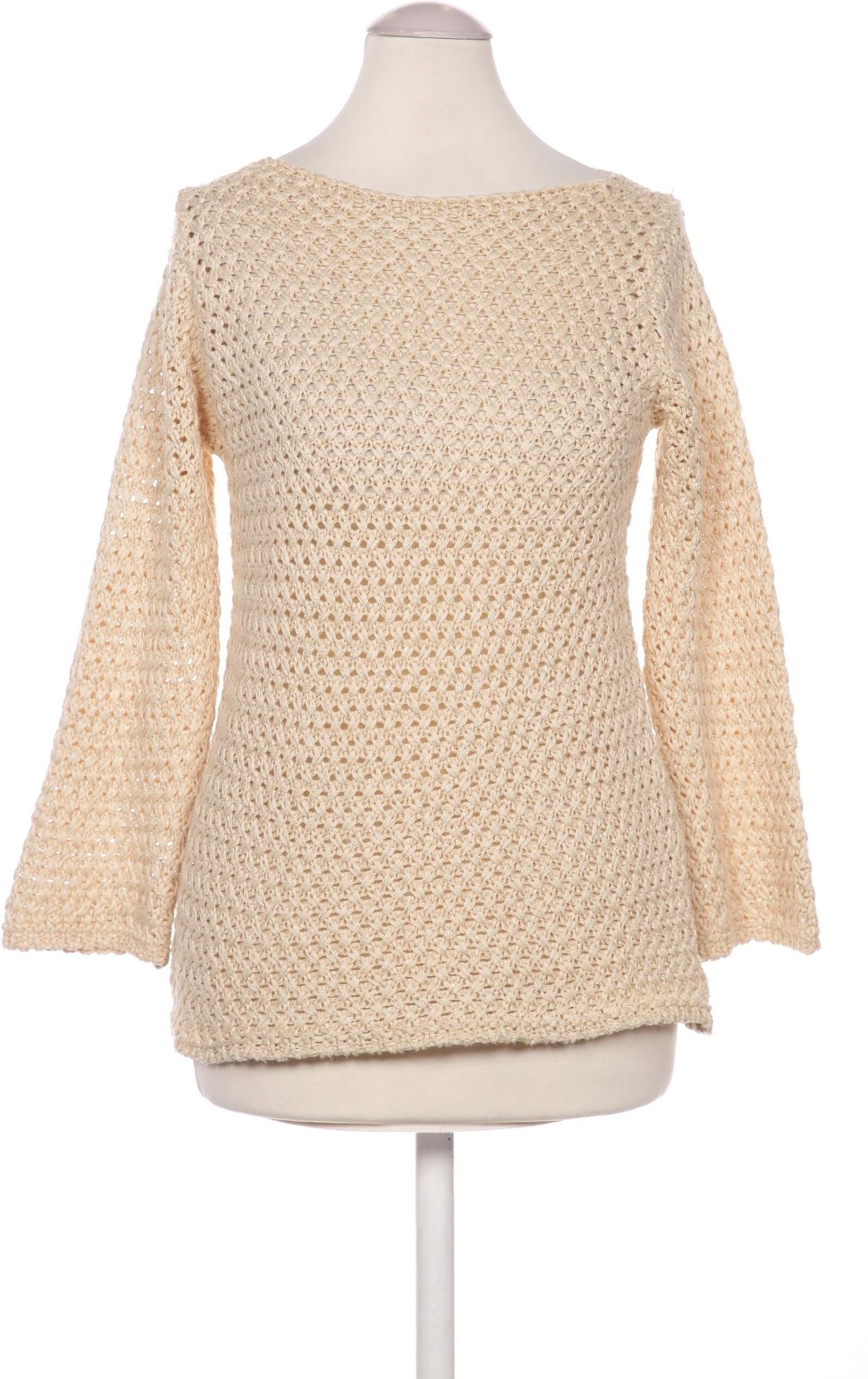 Hallhuber Damen Pullover, Beige, Gr. XS, Synthetik - Second Hand