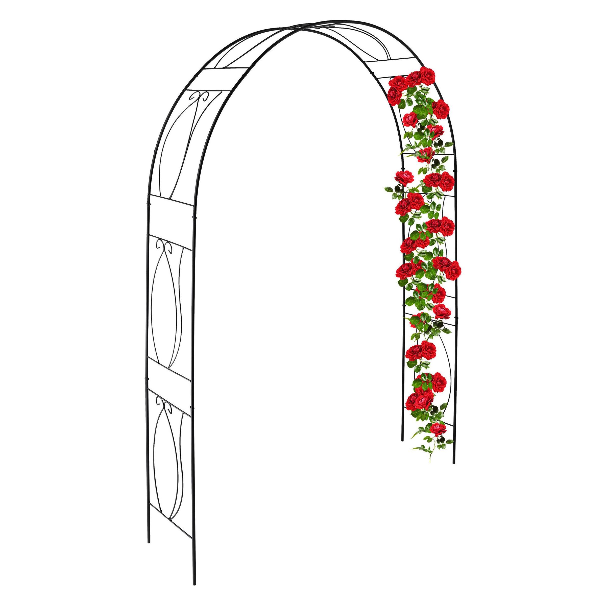 Relaxdays Rosenbogen (153 cm, 35 cm) (4052025416690)