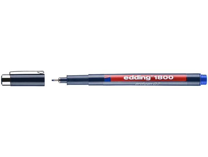 edding Profipen 1800 0,7mm blau