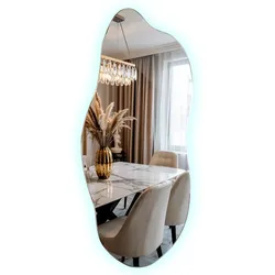 LED SPIEGEL 45x100 cm Asymmetrisch Kaltweiß 6500K