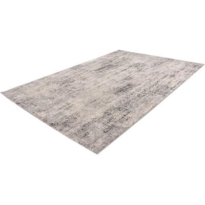 Teppich OBSESSION "My Salsa 692", grau, B:200cm H:8mm L:290cm, Polypropylen (PP), Teppiche, Teppich, Kurzflor, modernes Design, 3D-Effekt