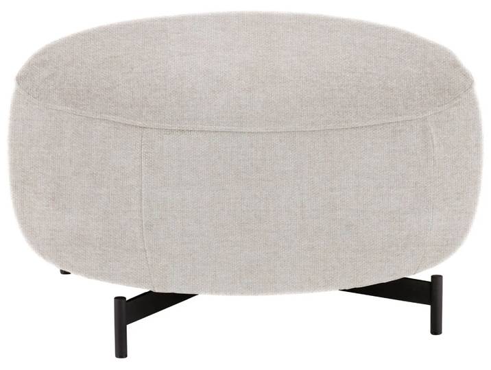 Hocker 8170 Basic D: 80 cm Himolla / Farbe: Carrara / Material: Stoff Basic