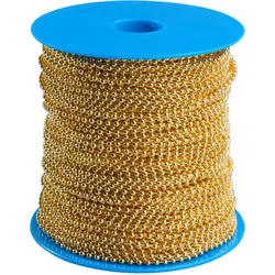 Kugelketten auf Rolle 100 m | 2.4 mm | gold | Metall
