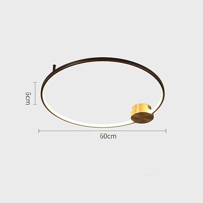 60 cm deckenleuchte dimmbar kreis / rund design deckenleuchten kupfer moderner stil klassiker neuheit led modern 220-240v