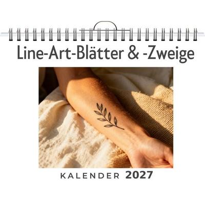Line-Art-Blätter & -Zweige