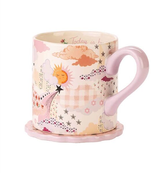 Cath Kidston Cloud Ditsy Mug & Coaster