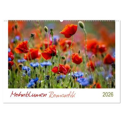 Mohnblumen Romantik (Wandkalender 2026 DIN A2 quer), CALVENDO Monatskalender