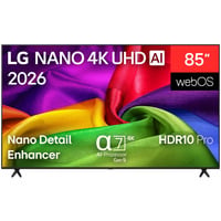 85NU800B6LA.AEEQ, LED-Fernseher 215 cm (85 Zoll), schwarz, UltraHD/4K, Triple Tuner