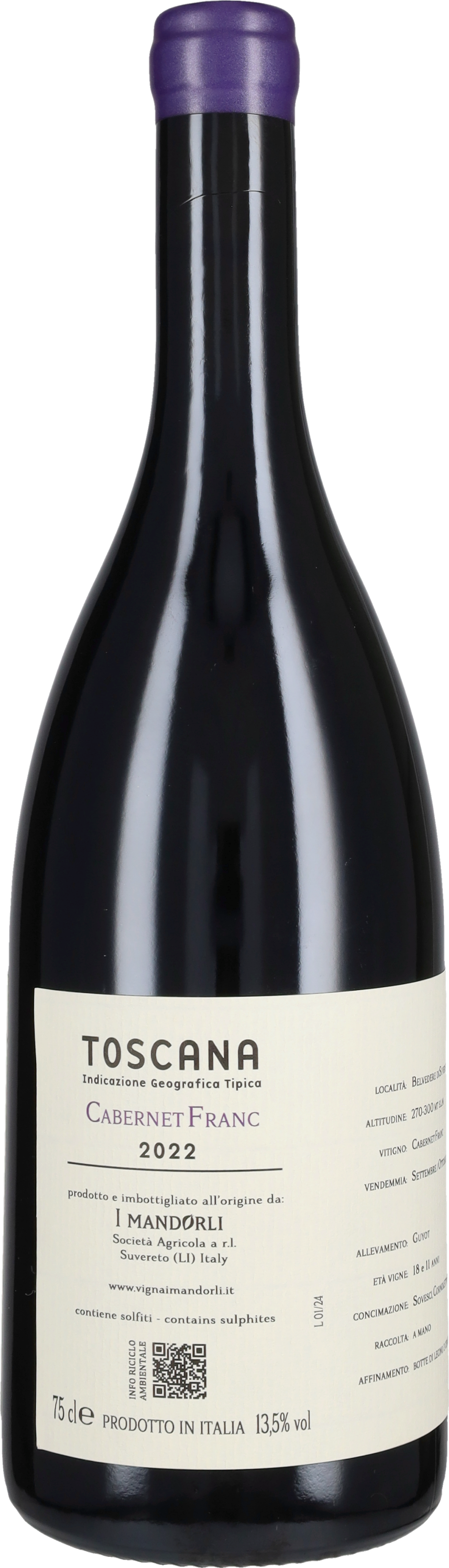 Cabernet Franc I Mandorli 2022