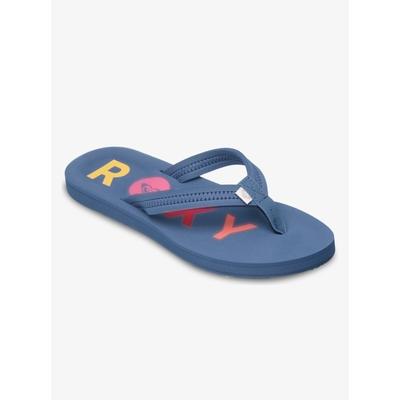 Zehentrenner ROXY "VISTA IV", Damen, Gr. 40, blau (blau indigo), EVA, Synthetik, Schuhe Zehentrenner