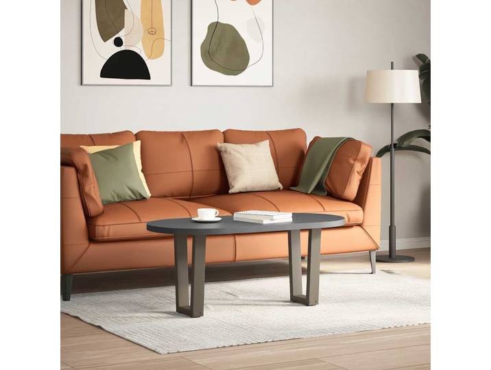 vidaXL Couchtischbeine V-Form 2 Stück Naturstahl 38x(42-43,3) cm Stahl