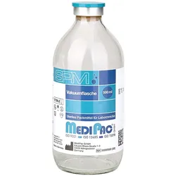 SPM Vakuumflasche 500 ml Glas 10 Stück - kein Medizinprodukt -