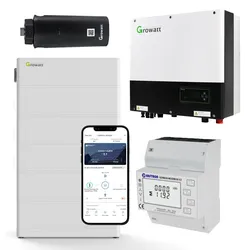 Growatt SET SPA6000TL3-BH-UP 6kW Batteriewechselrichter + 25,6kWh Hochvolt Batteriespeicher