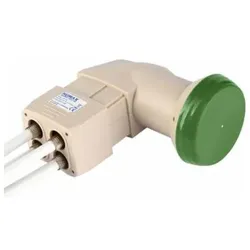 Humax Green Power Quad-LNB (Quad LNB), LNB, Grün, Beige