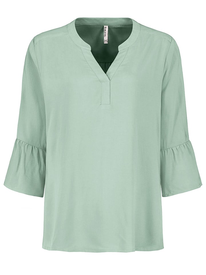 Sublevel Bluse in Grün - XL